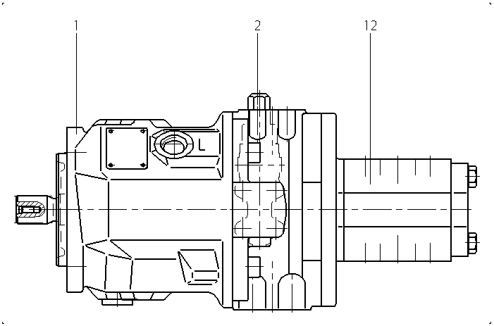 AA10VO45DR/31L-VSC62L60 — Zeichnung