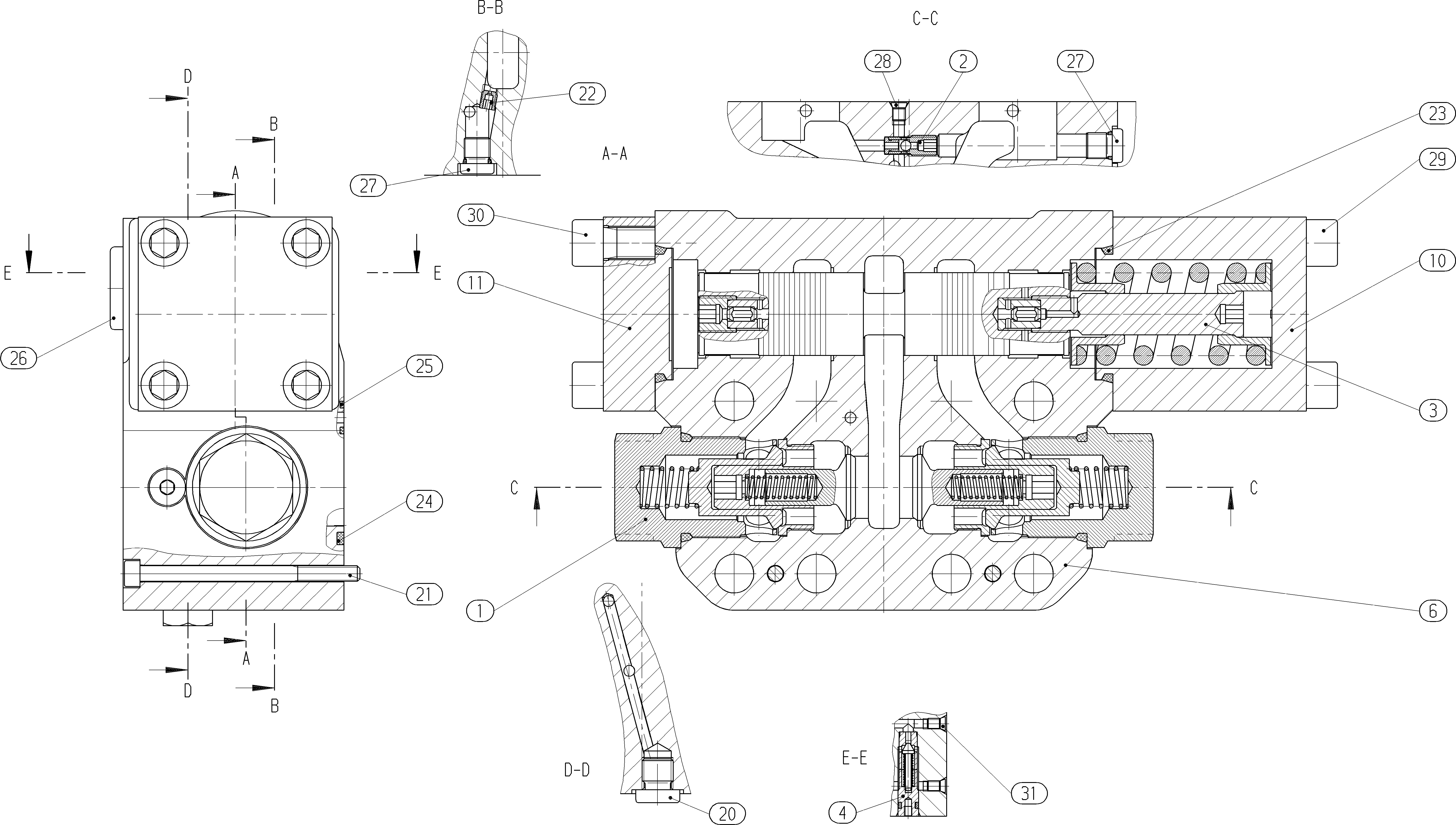 BRAKE VALVE — Zeichnung
