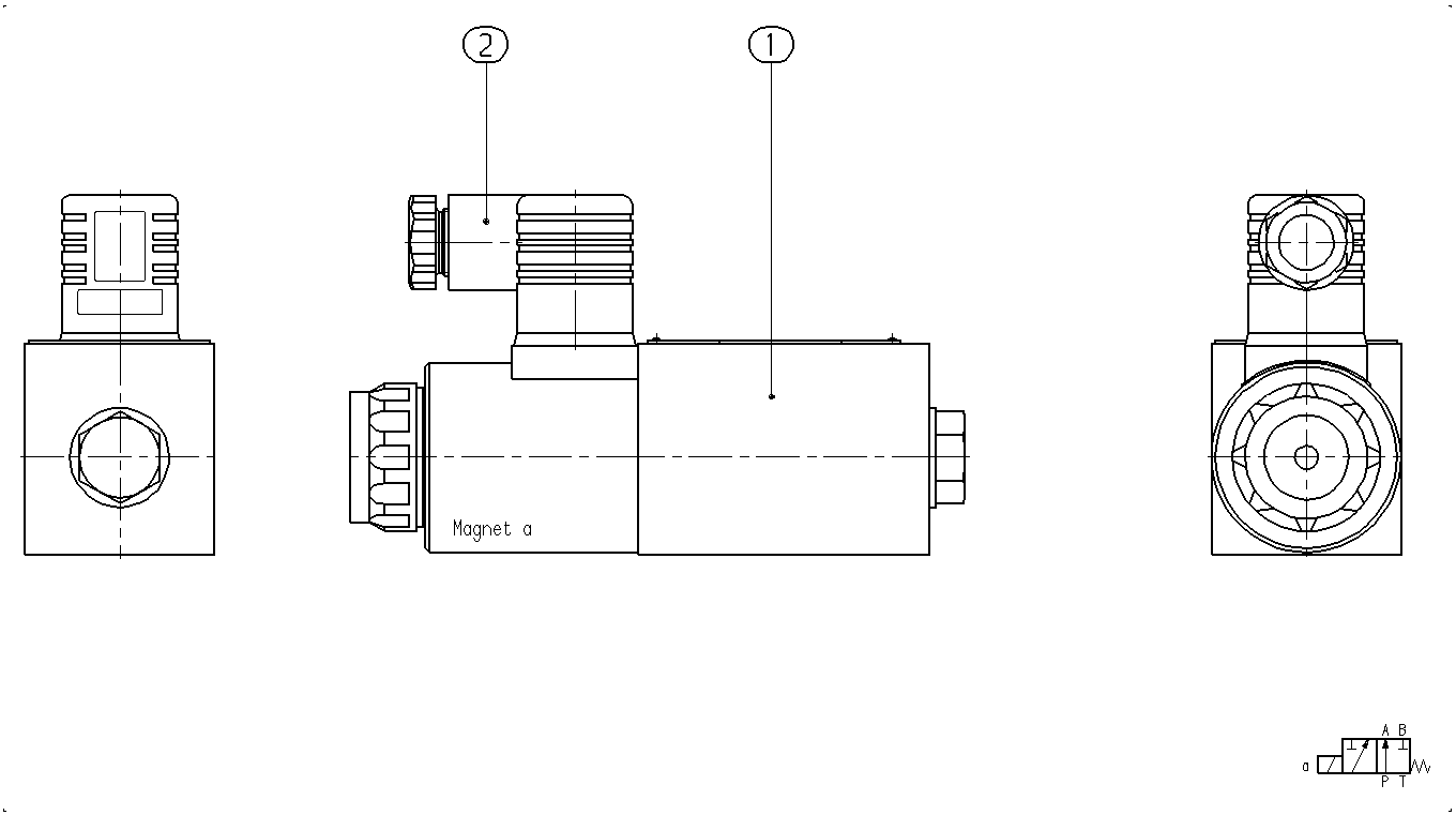 DIRECTIONAL SPOOL VALVE — Zeichnung