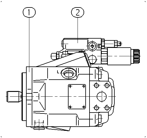 A A10V O 28ED 72/52L-VSC12N00P -S1397 — Zeichnung