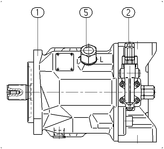 AA10VO71DR/31R-PSC12N00K — Zeichnung