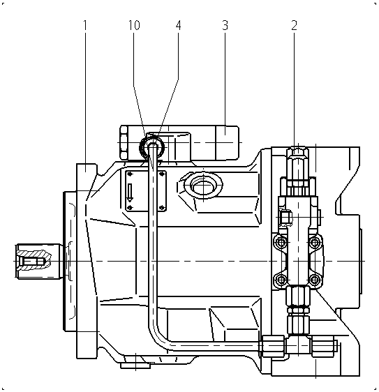 AXIAL-PISTON PUMP — Zeichnung
