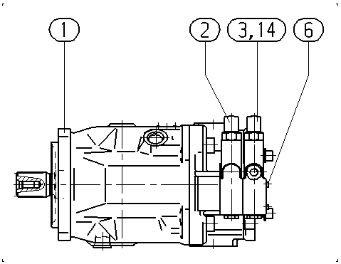 AHA10VO140DFR1/31R-VSD12K02-S1150 — Zeichnung