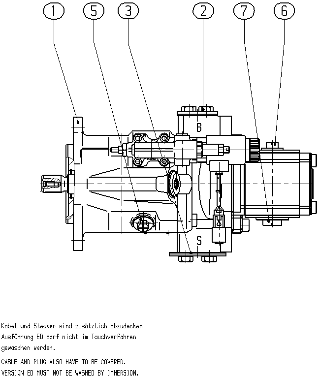 AL A10V O 28ED 72/52R-VSC62H00T — Zeichnung