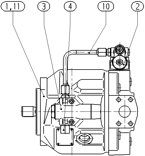 A A10V O 71 DFLR/31L-VSC62N00 — Zeichnung
