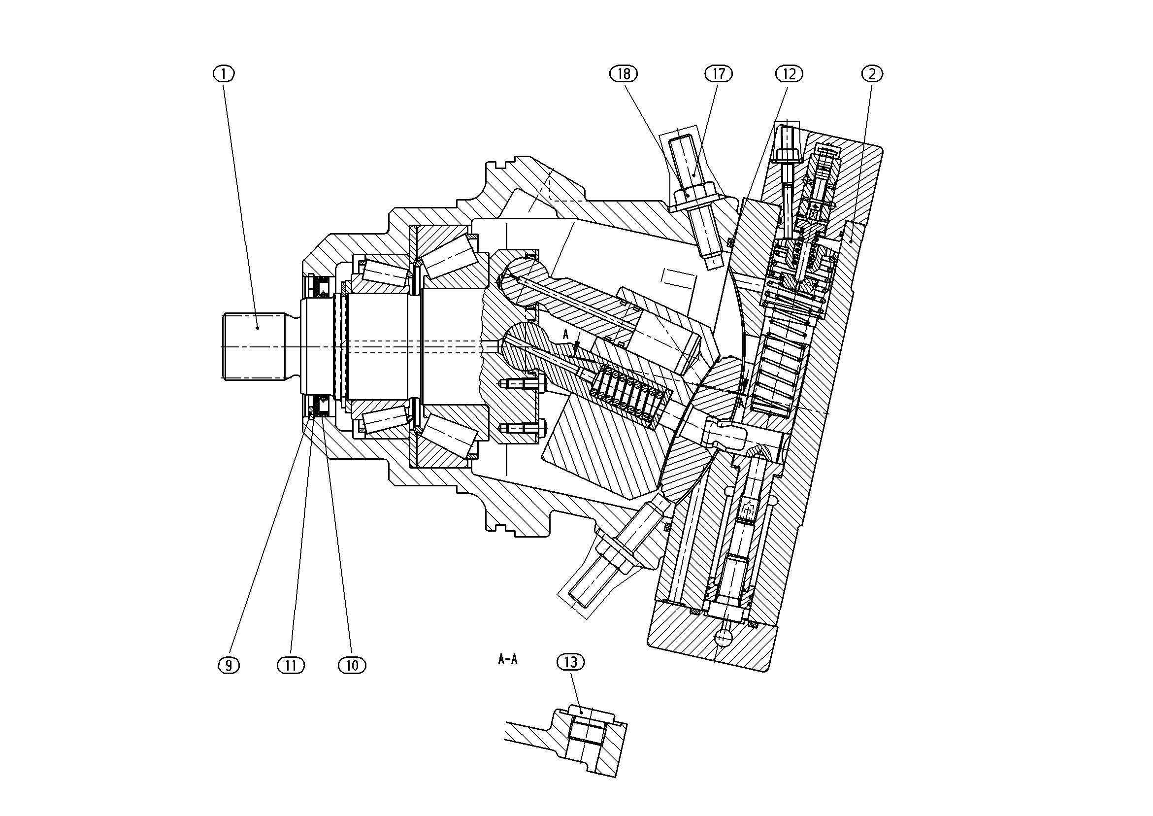 A6VE107EP1/63W-VZL027UPB-S — Zeichnung