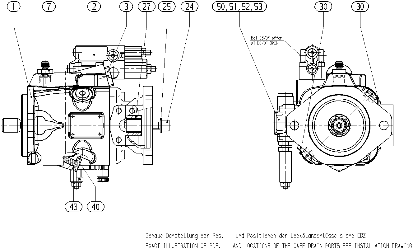 AXIAL-PISTON PUMP — Zeichnung