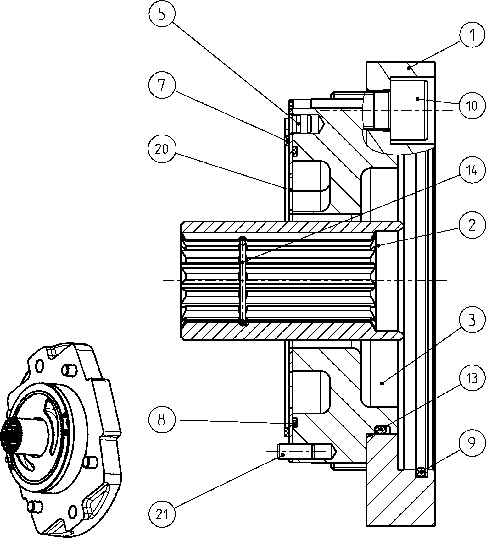 BELL HOUSING — Zeichnung