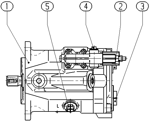 AL A10V O 45 DFR /52R-PUC64N00 -S3098 — Zeichnung