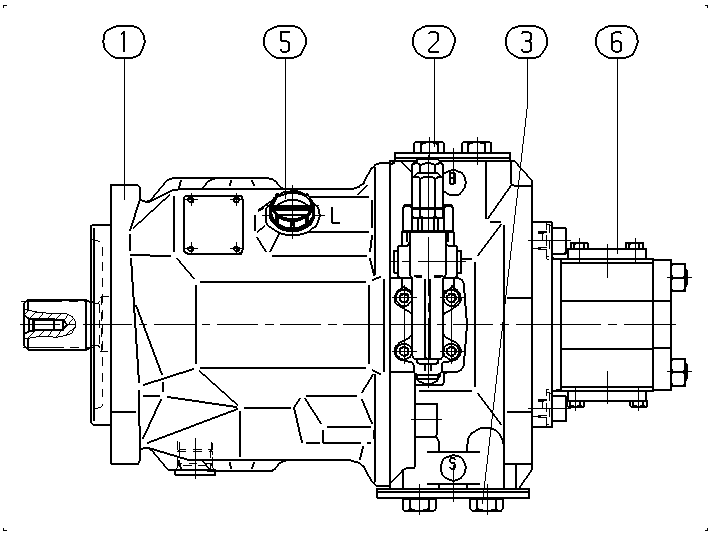 AL A10V O 28 DR /31R-PSC62G60 — Zeichnung