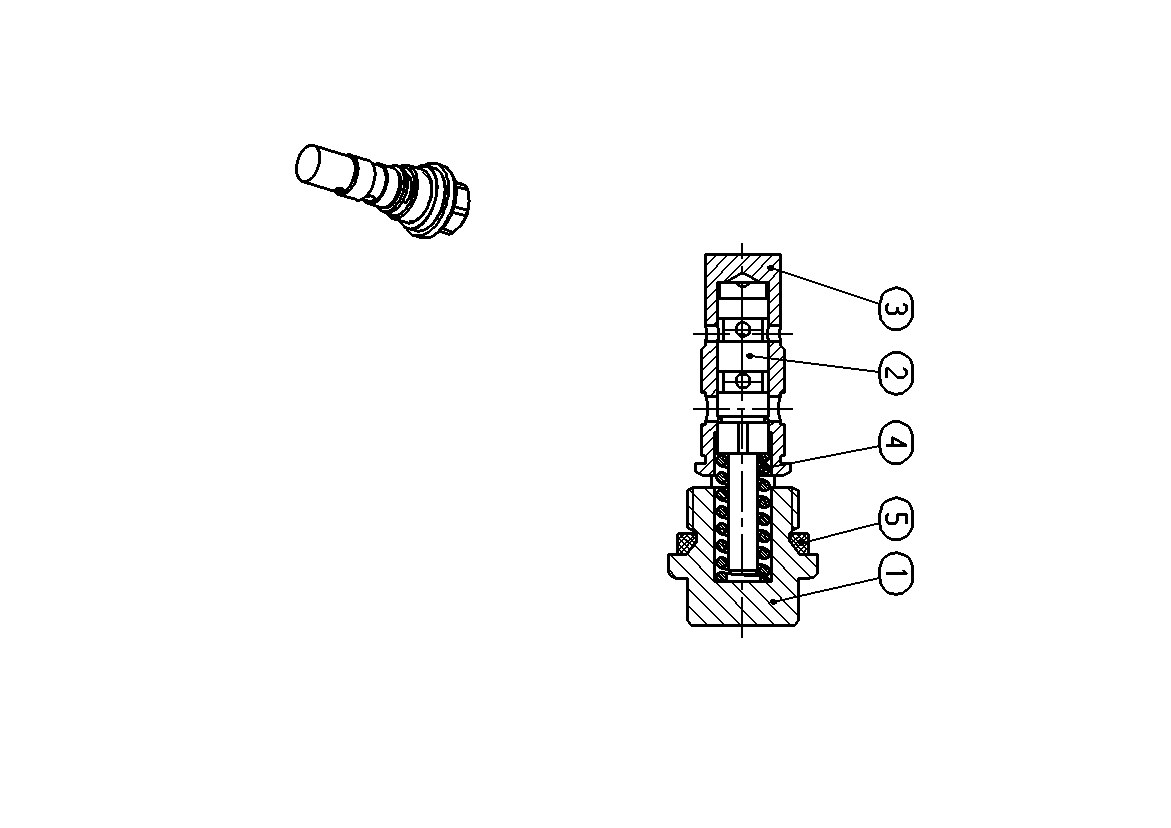 BRAKE RELEASE VALVE — Zeichnung