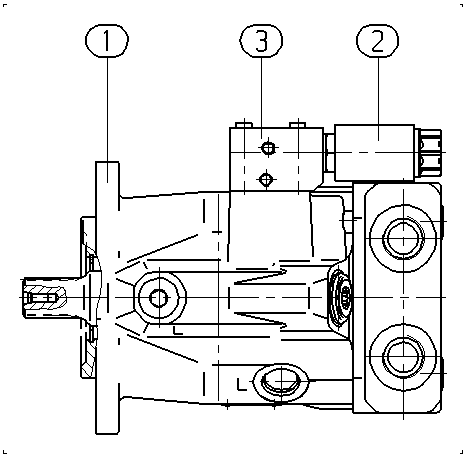 A A10V M 63 EZ1 /52W1-VWC16N000 — Zeichnung