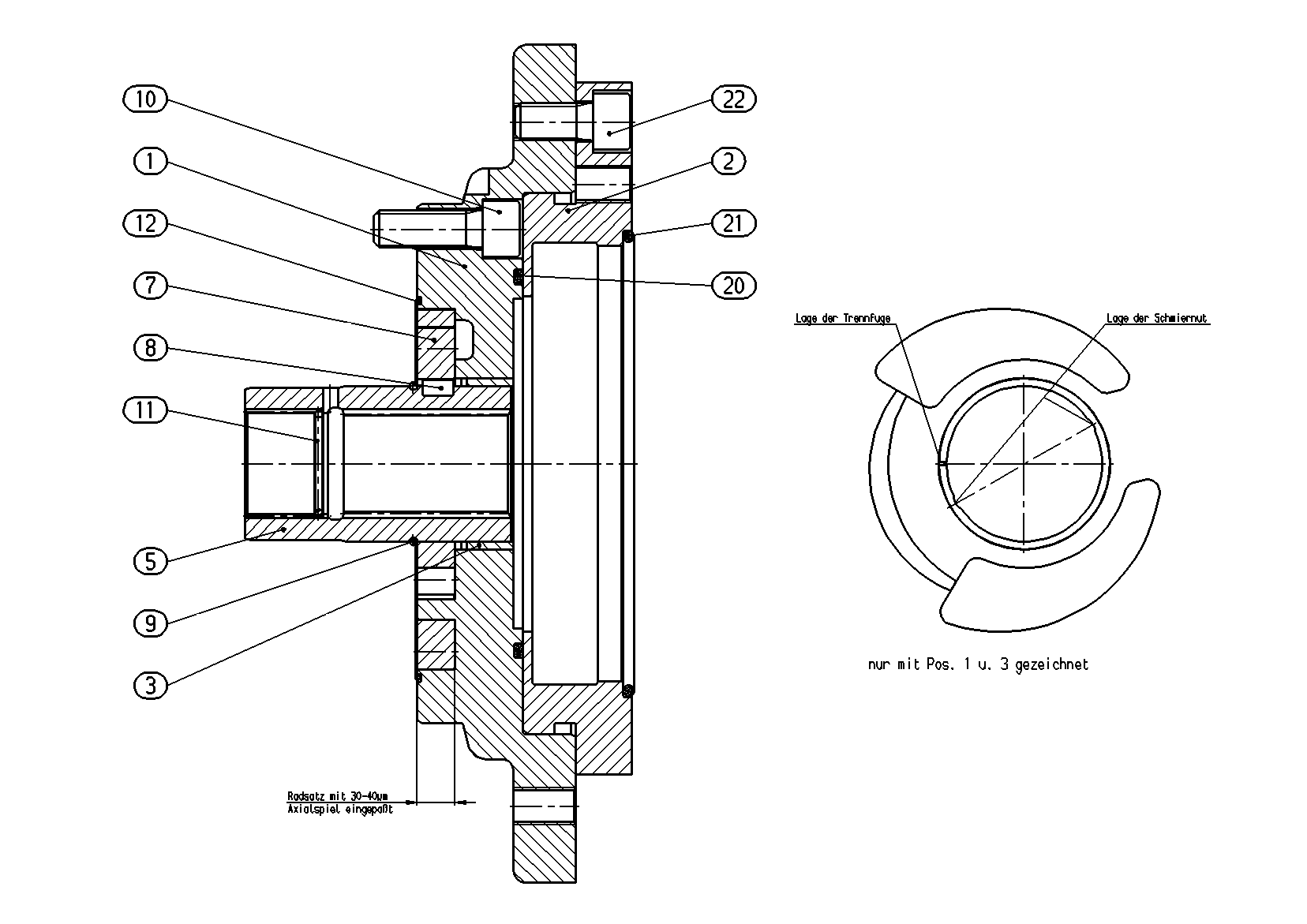 INTERNAL GEAR PUMP — Zeichnung