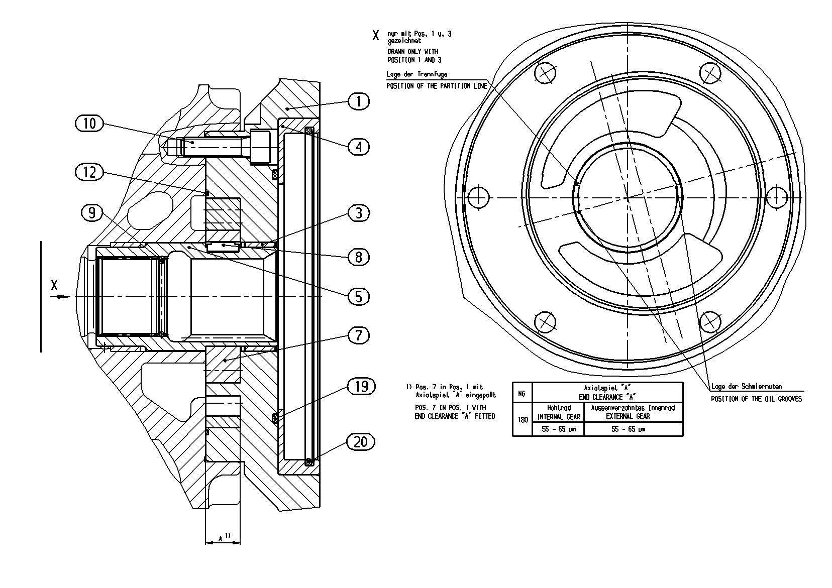 INTERNAL GEAR PUMP — Zeichnung