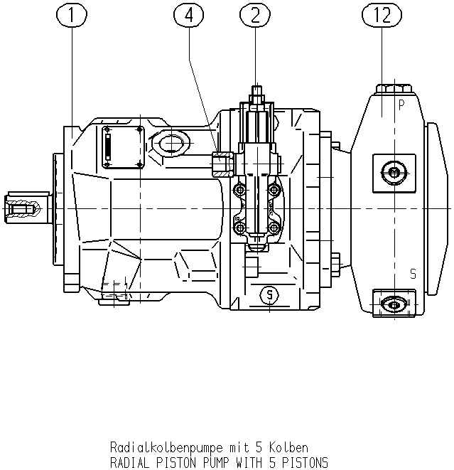A A10VSO 45 DRG /31R-VPA12C12 — Zeichnung
