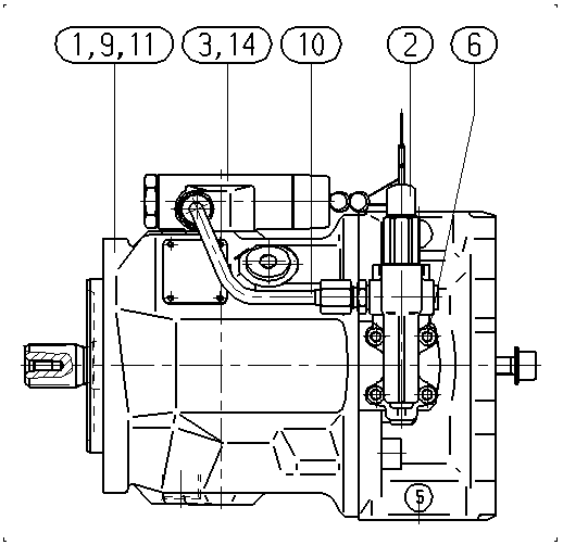 A A10V O 45 DFLR/31R-VSC62K01 -S2008 — Zeichnung