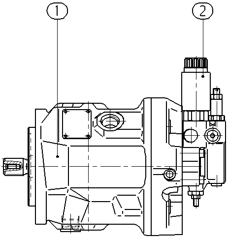 A A10V O 45ED 72/31L-VUC11N00P -SO679 — Zeichnung