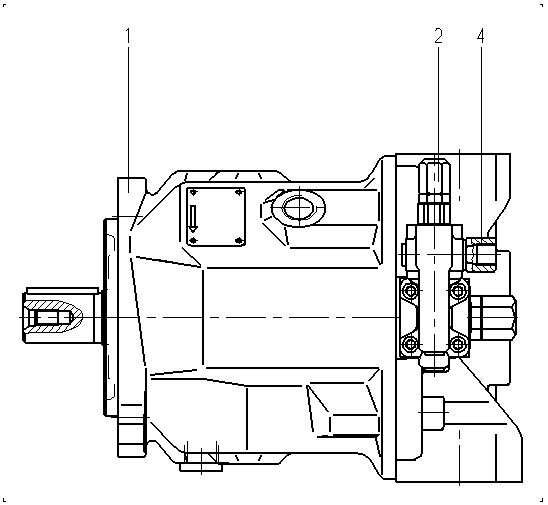 A A10VSO 71 DFR1/31R-PPA12N00 -SO 20 — Zeichnung