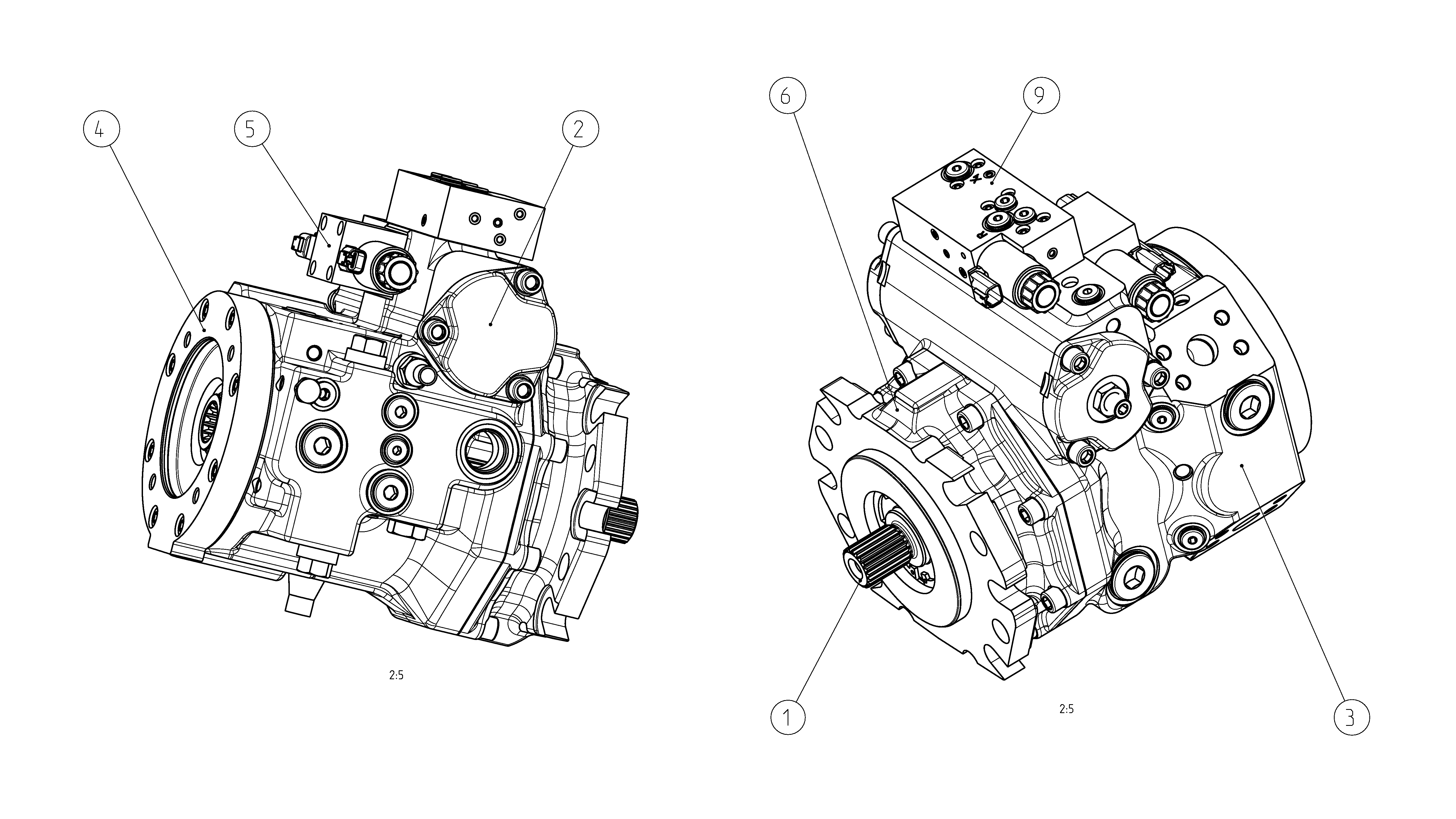 A4VG085EV2DP000/40MRND6V82FC4S7AS00-0 — Zeichnung