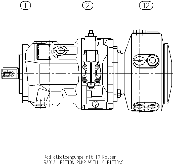 A A10VSO 45 DR /31R-VPA12C28 — Zeichnung