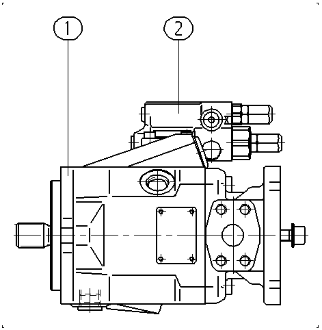 AL A10V O 28 DR /52L-VSC62K68 E — Zeichnung