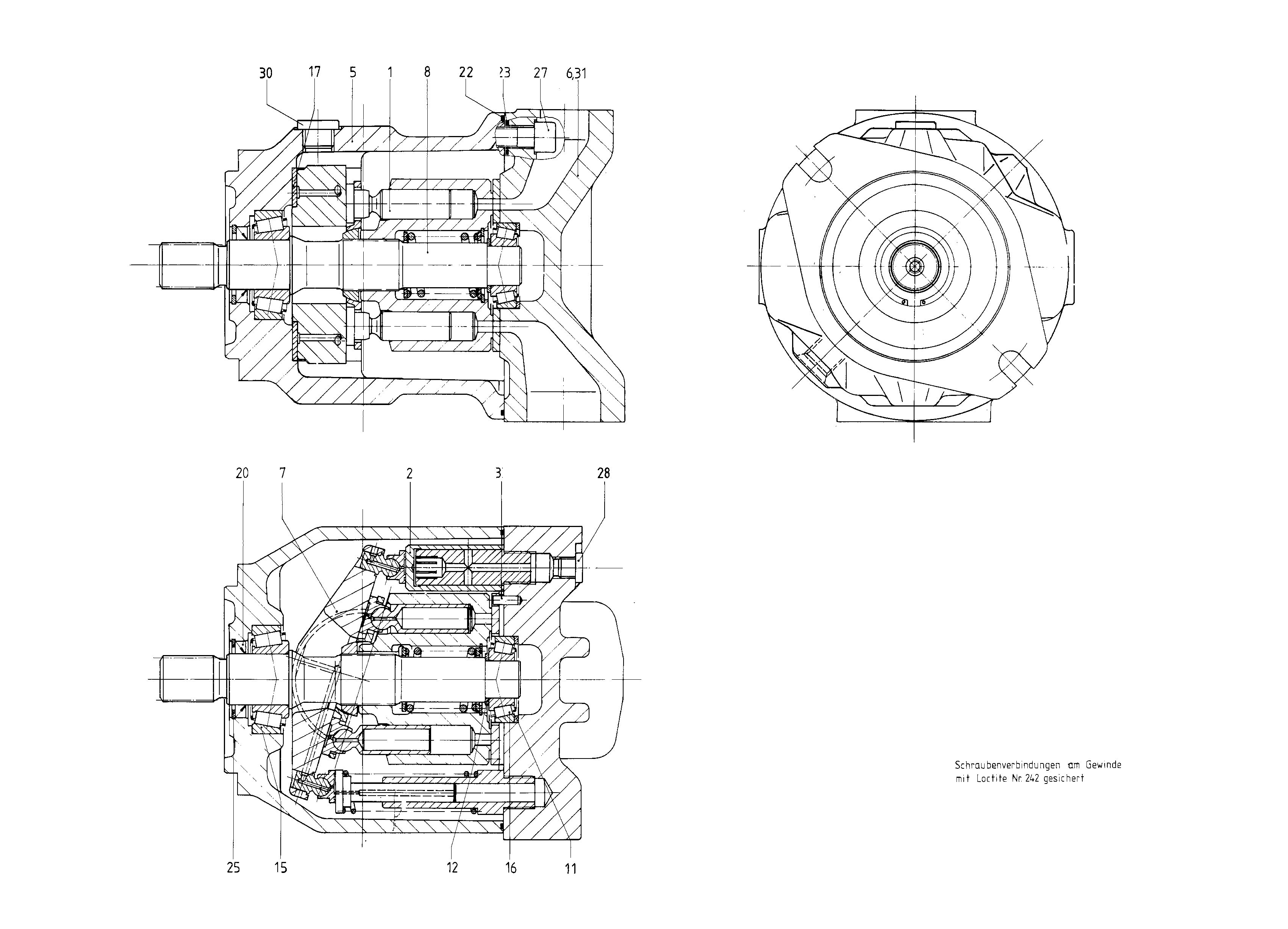 G A10V O 71 OV /30L-VSC62N00 -SO236 — Zeichnung
