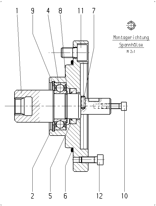 TACHOMETER DRIVE SHAFT — Zeichnung