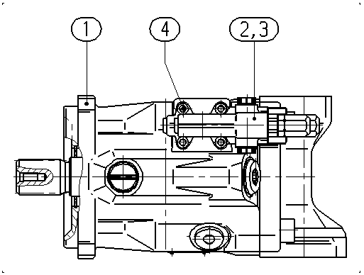 AL A10V O 60 DFR1/52R-PSD62N00 -S1852 — Zeichnung