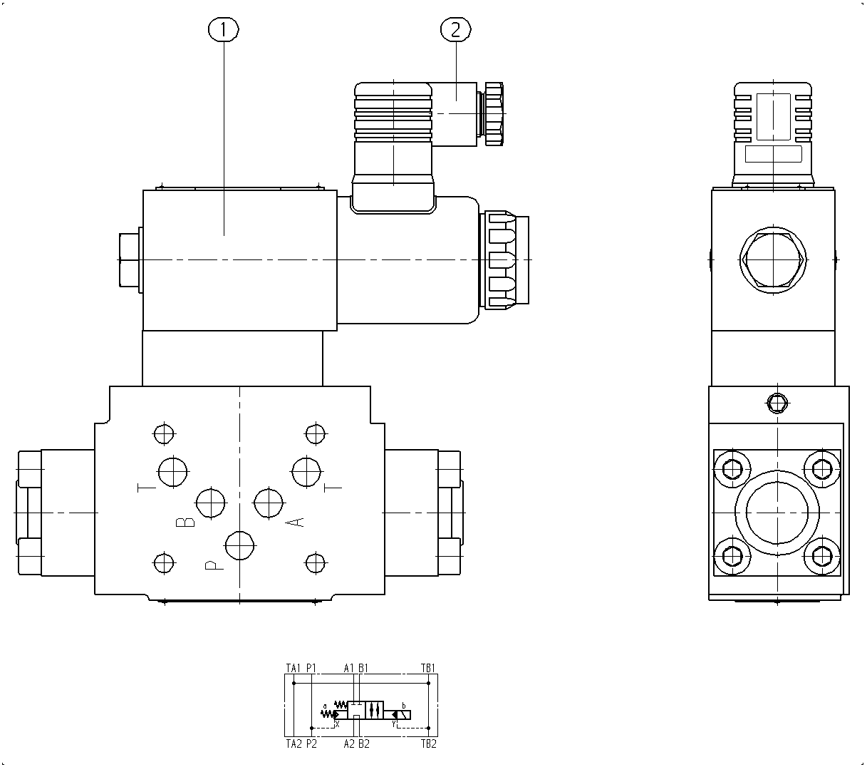 DIRECTIONAL SPOOL VALVE — Zeichnung