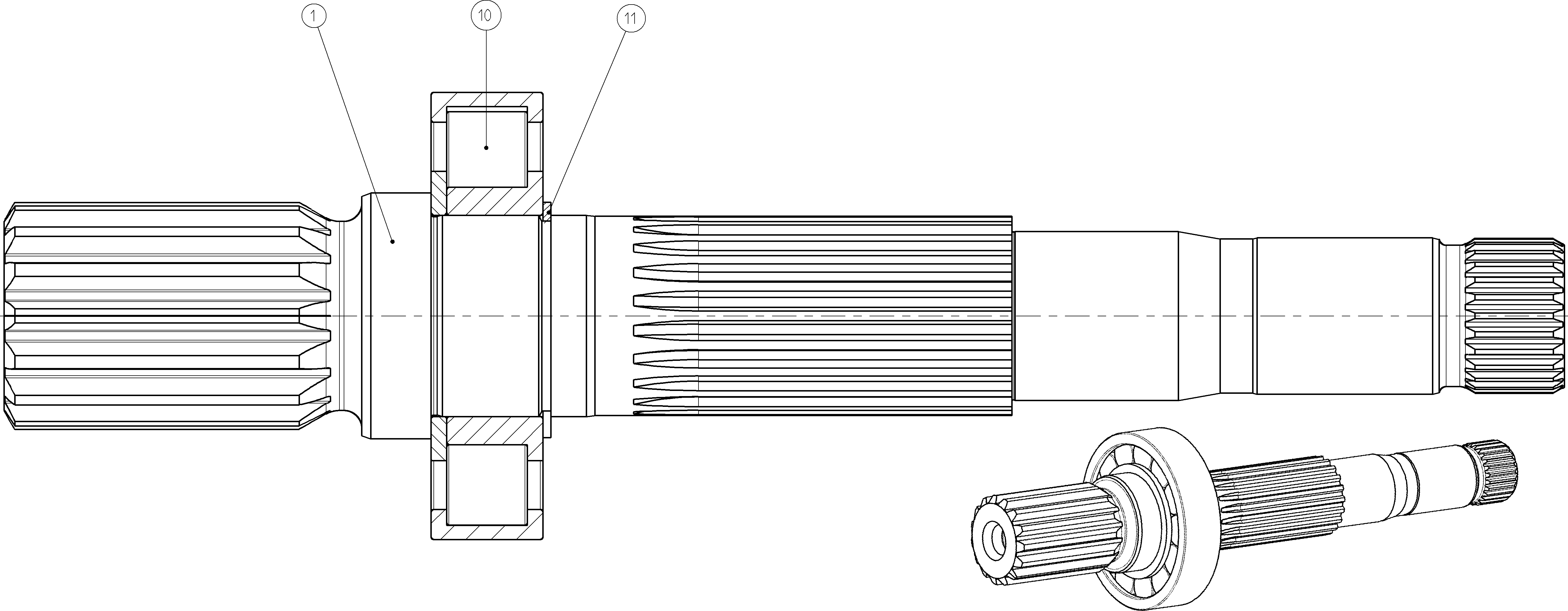 DRIVE SHAFT — Zeichnung