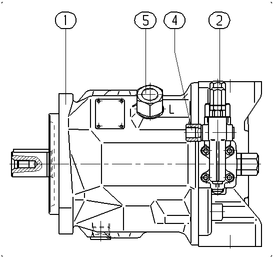 AA10VO71DFR/31R-PPC12N00K — Zeichnung