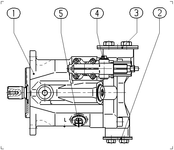 AXIAL-PISTON PUMP — Zeichnung