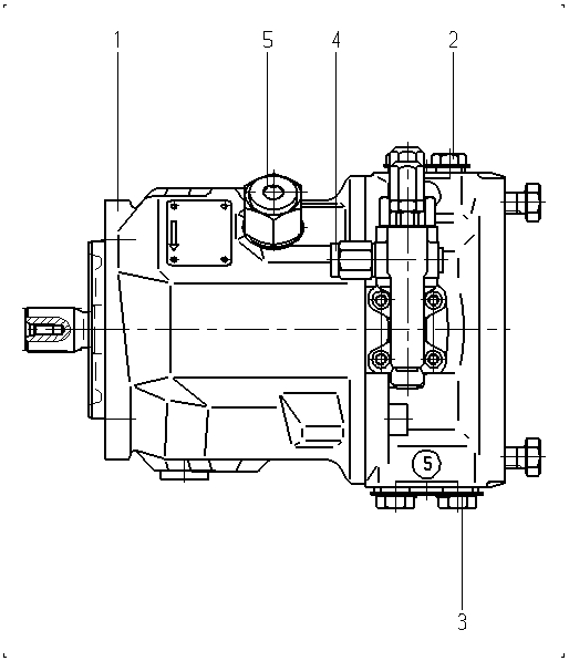 AL A10V O 45 DFR /31R-PSC12K68 -SO 32 — Zeichnung