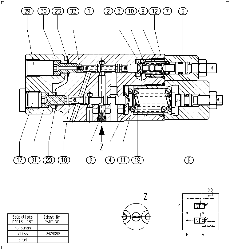 CONTROL VALVE — Zeichnung