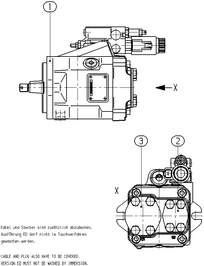 AL A10V O 28ED 72/52R-VCC11N00 -S2831 — Zeichnung