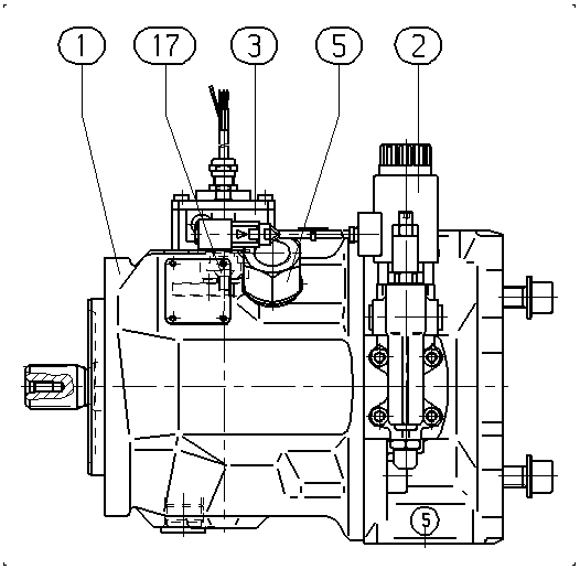 A A10V O 45ED 73/31R-PSC12K04T -SO805 — Zeichnung