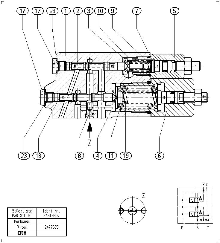 CONTROL VALVE — Zeichnung