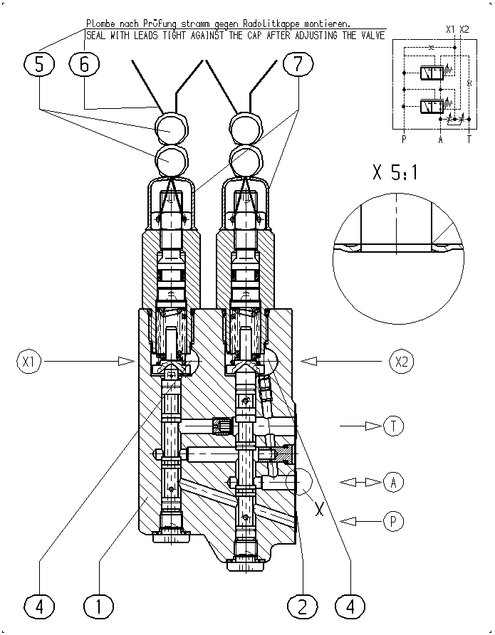 CONTROL VALVE — Zeichnung