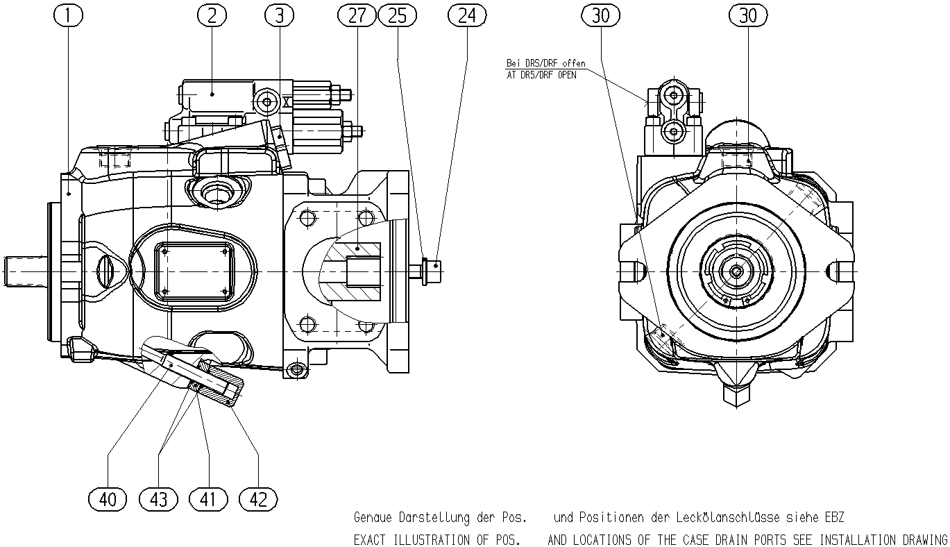 A A10V O 63 DRS /53R-VWC12K01 -SO928 — Zeichnung