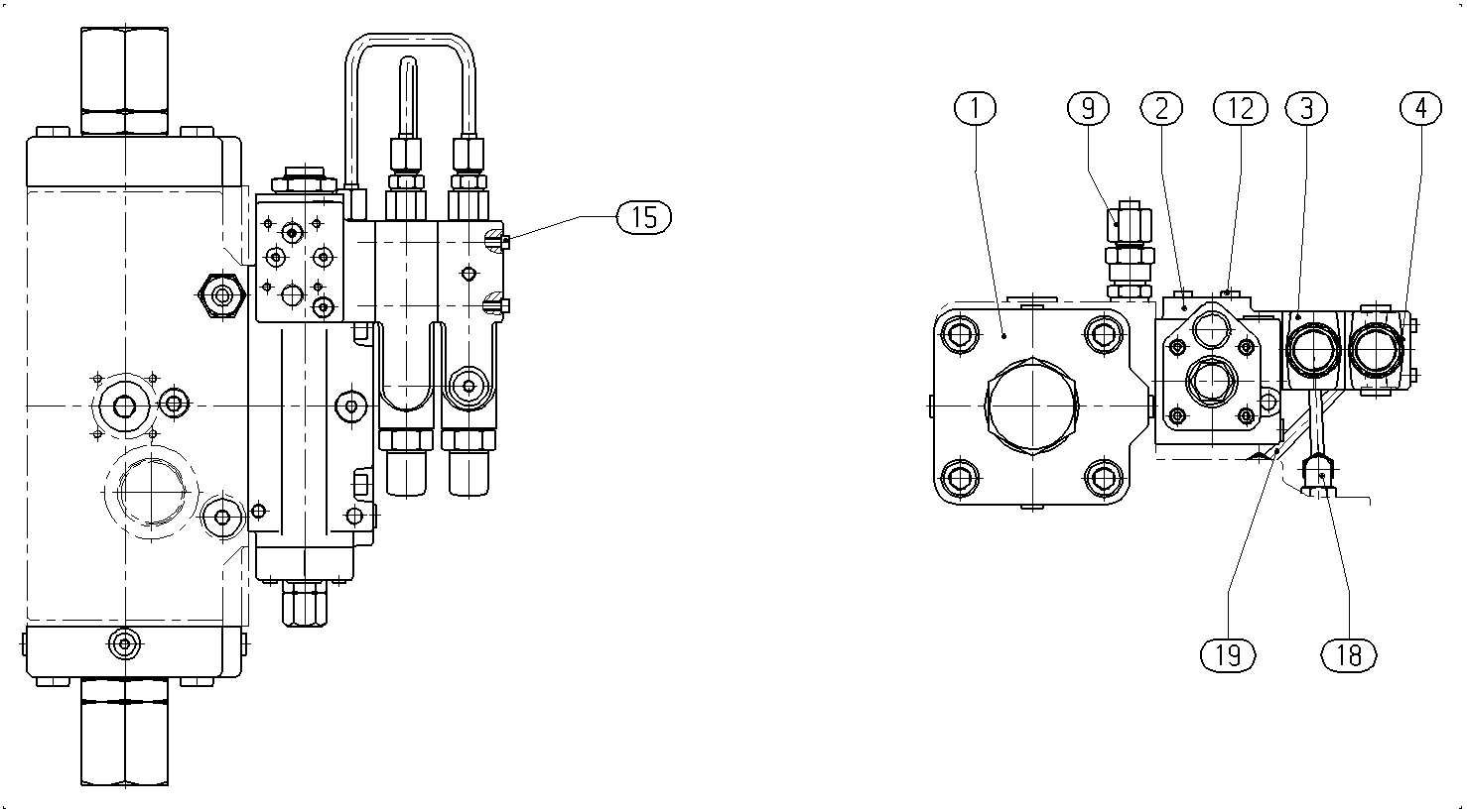 V A4VSG 355 HD1D /30R-V — Zeichnung