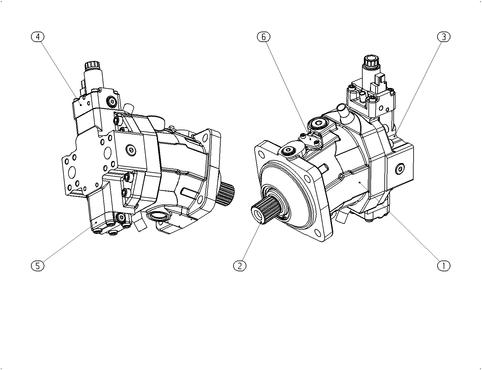 A6VM115EP600P000G/71MWV0P4A110F-S — Zeichnung