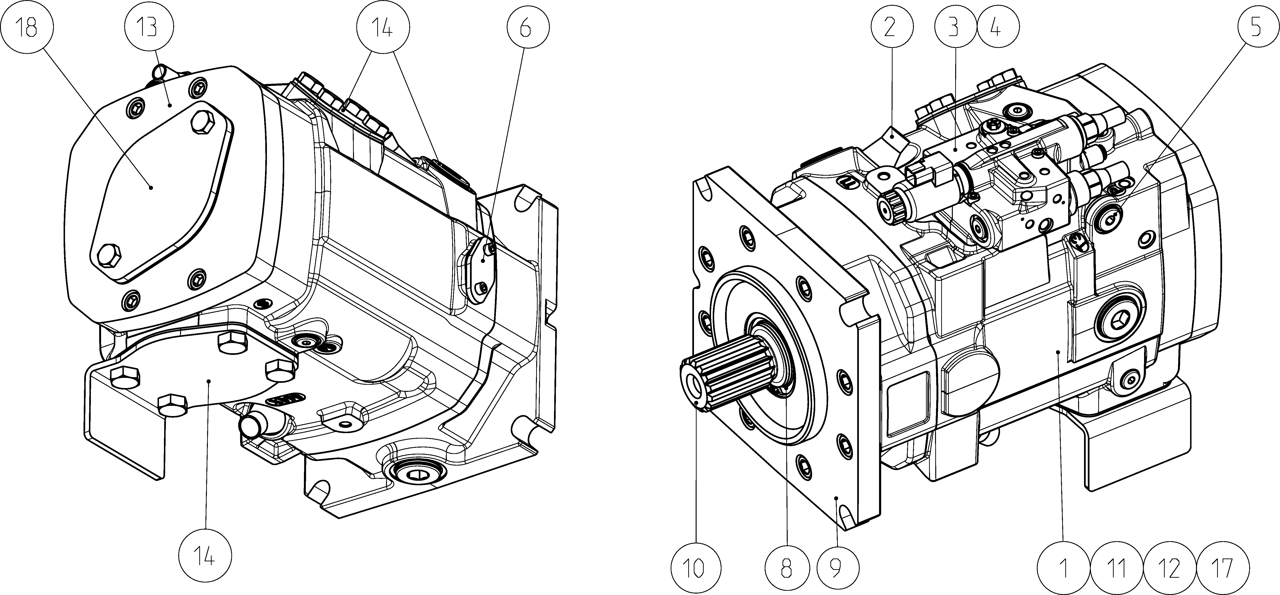 LA11VLO175L4DRS0AP0/40MLVE4T21SB5S50-S — Zeichnung