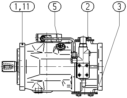 AP A10V O140 DFLR/31R-VSD62K15 -SO160 — Zeichnung