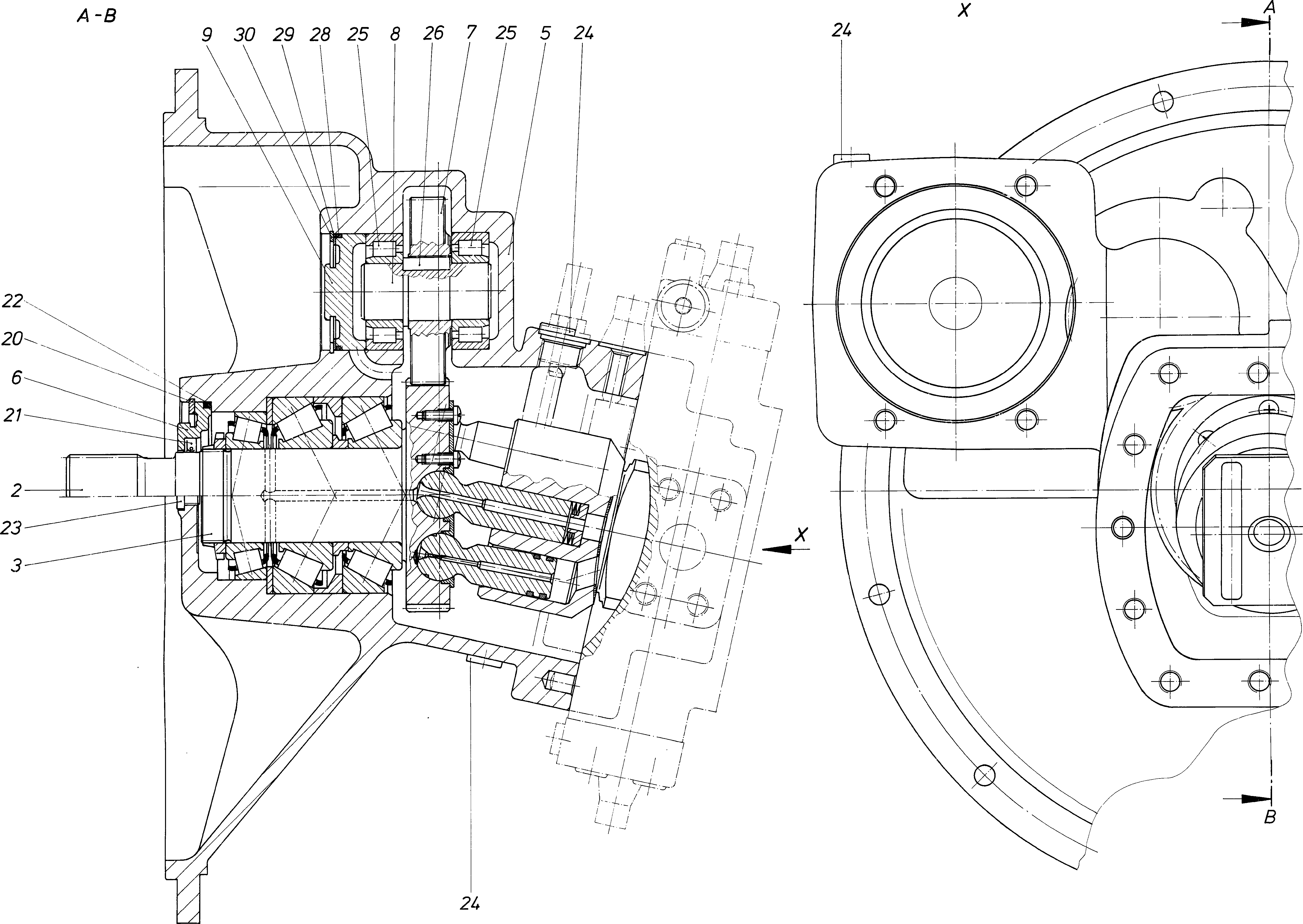 A8VO80/60R1-SO*AN* — Zeichnung