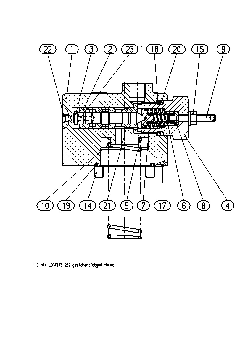 SEQUENCE VALVE — Zeichnung