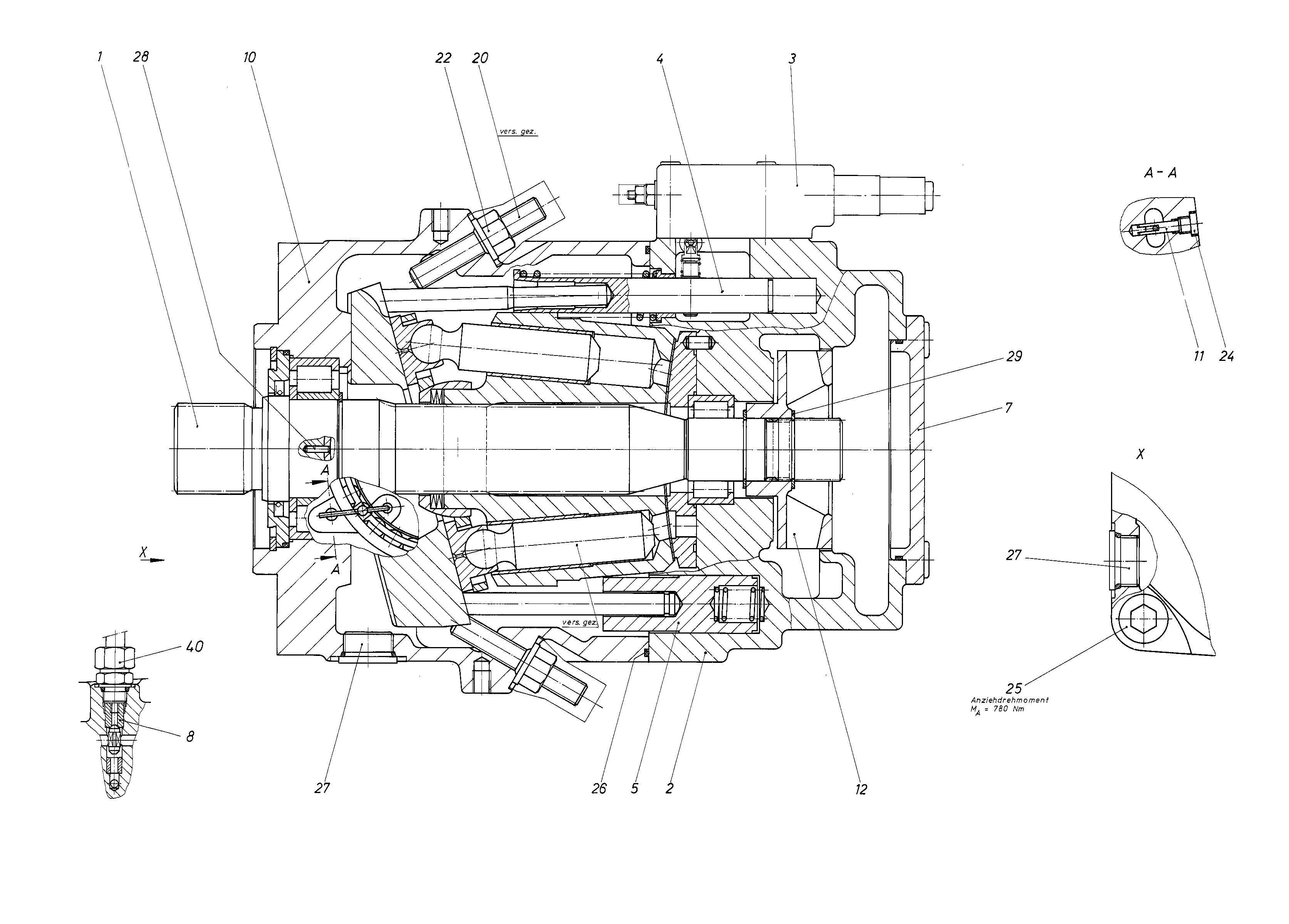 AA11VLO260LRS/11R-NZDXXN00-S — Zeichnung