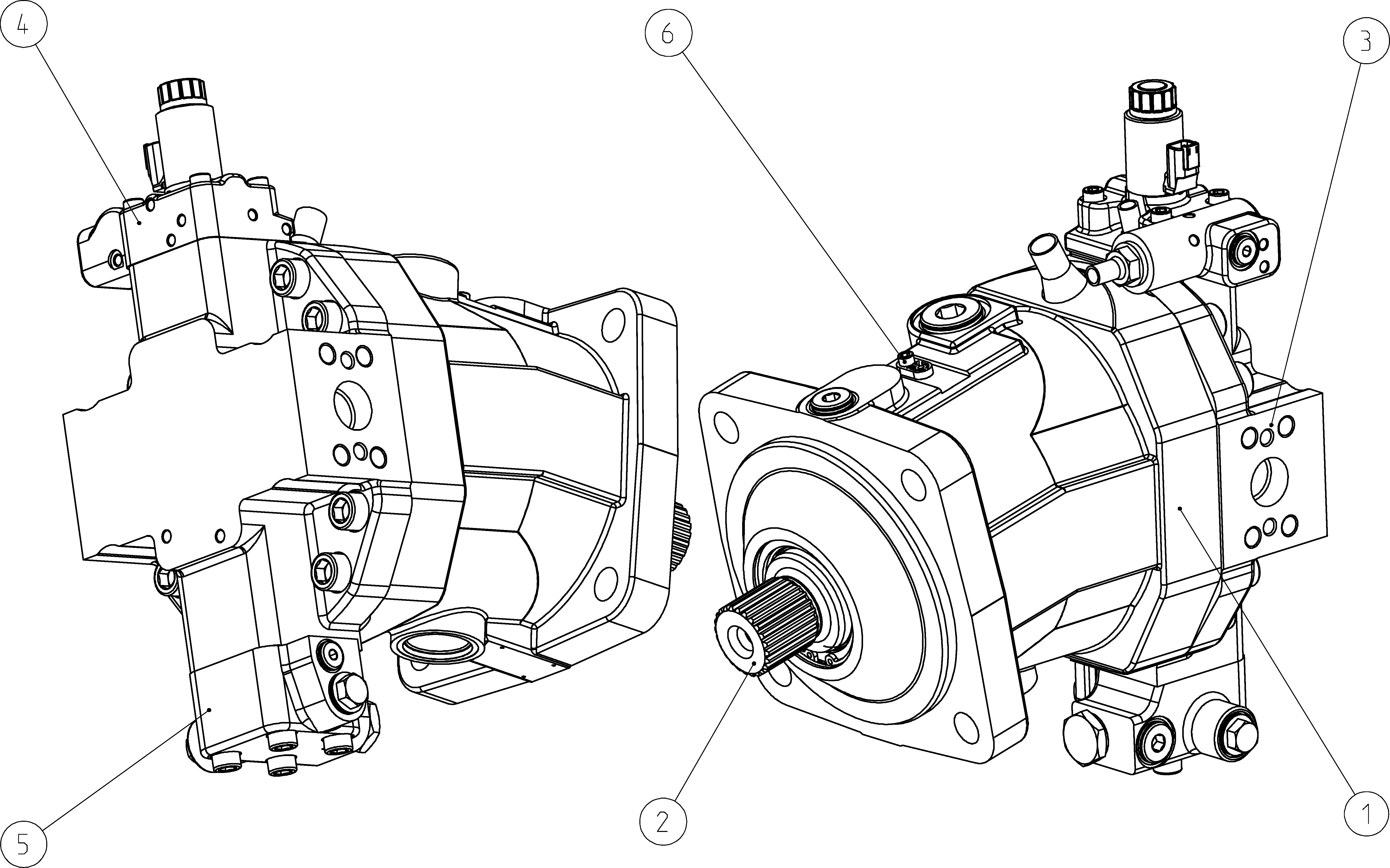 A6VM215EP6D1P007B/71MWVLS4A22DU-0 — Zeichnung