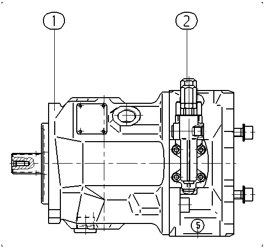 A A10VSO 45 DFR1/31R-PRA12KB2 -S1893 — Zeichnung