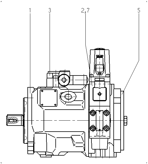 A A10VSO 28 DS1 /31W-PPA12T000 — Zeichnung