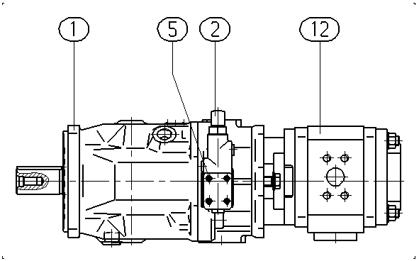 A A10VSO140 DR /31R-PPB12I40 — Zeichnung